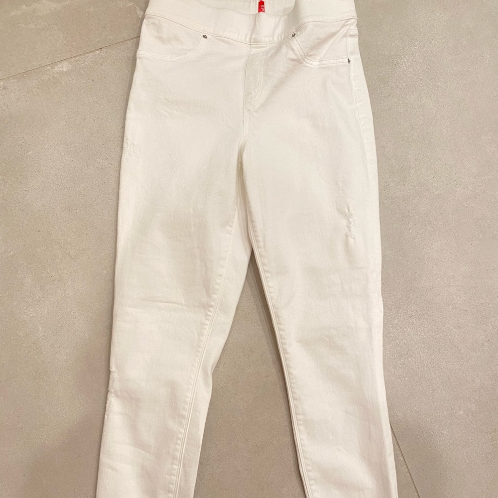 Spanx white jeans